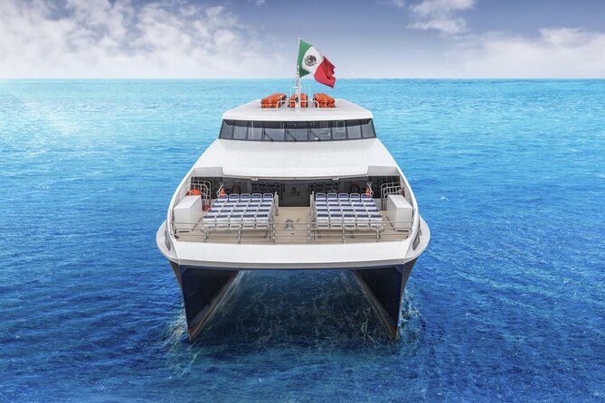 Luxury FERRY Xcaret: From Cancun to Isla Mujeres - Making the most of the flexible return ticket
