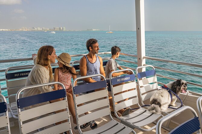 Luxury FERRY Xcaret: From Cancun to Isla Mujeres - Families, pets, and access needs