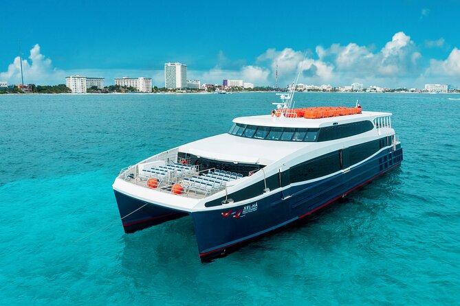 Luxury FERRY Xcaret: From Cancun to Isla Mujeres - What the 30-minute ferry ride feels like
