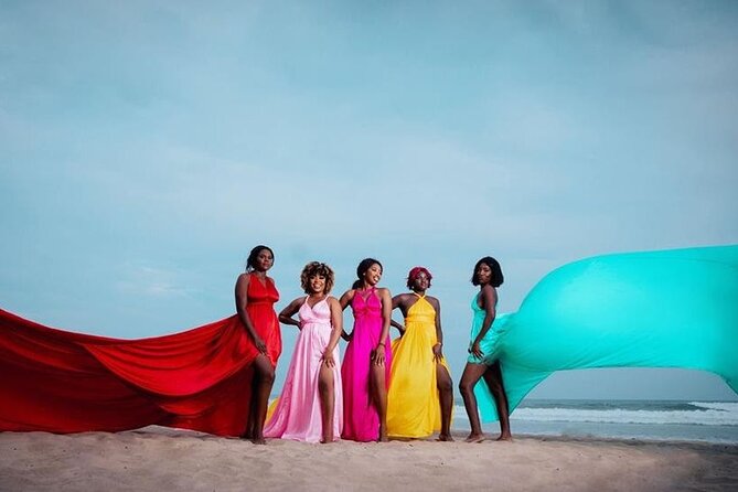 Luxury Flying Dress Photoshoot in Accra - Why Independence Square makes a strong photo studio