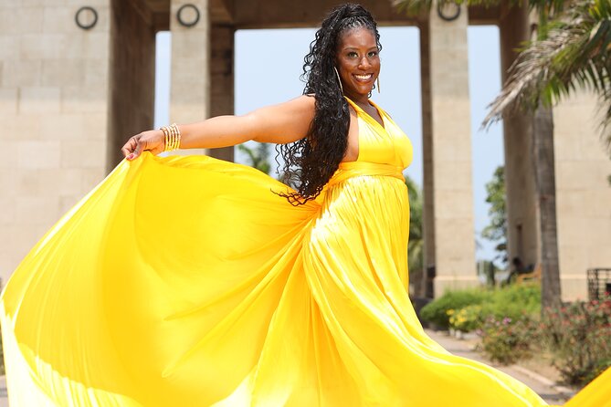 Luxury Flying Dress Photoshoot in Accra - Who will enjoy this most