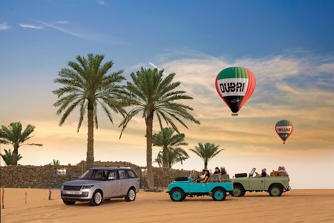 Luxury Hot Air Balloon, Land Rover Defender & Michelin Breakfast - Watching the balloon come alive before sunrise