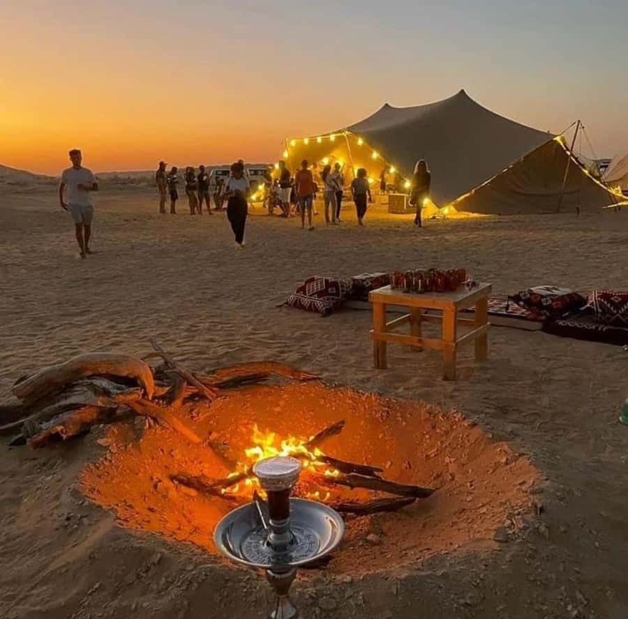Luxury Overnight Desert Safari in Salalah - A Bedouin-style dinner by the fire