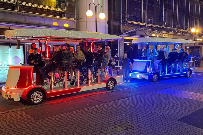 Luxury Party Bike Tour of Belfast City (Individual Seat) - Starting at Royal Avenue