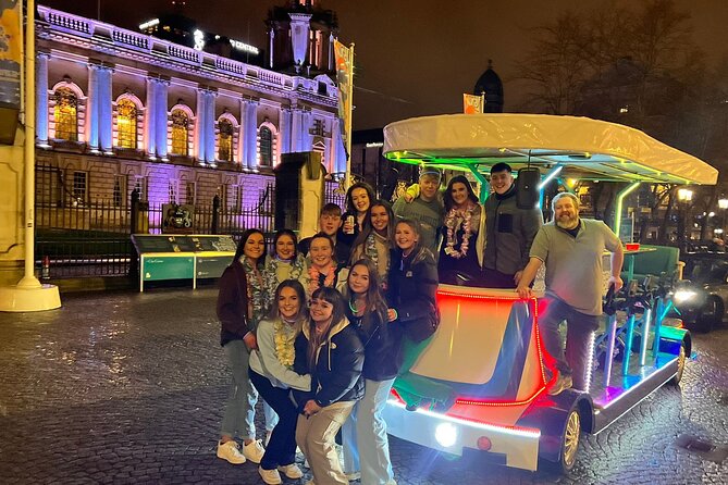 Luxury Party Bike Tour of Belfast City (Individual Seat) - City Hall and Belfast’s civic center