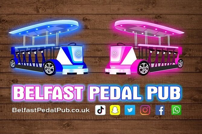 Luxury Party Bike Tour of Belfast City (Individual Seat) - Pedaling through central Belfast
