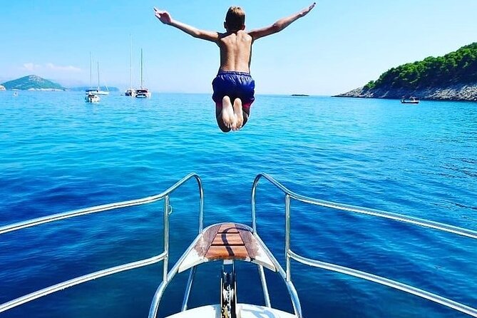 Luxury Private Boat Trip to the Elaphiti Islands from Dubrovnik - Sjekirica Beach and the final swim