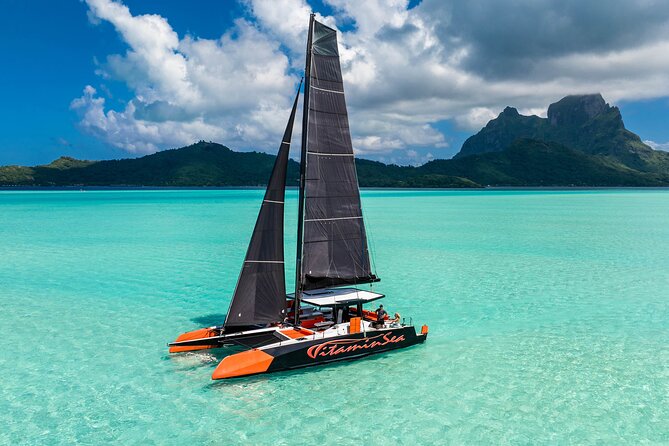 LUXURY PRIVATE Catamaran Bora Bora : Half-Day Trip - Paradise Bay and the floating bar