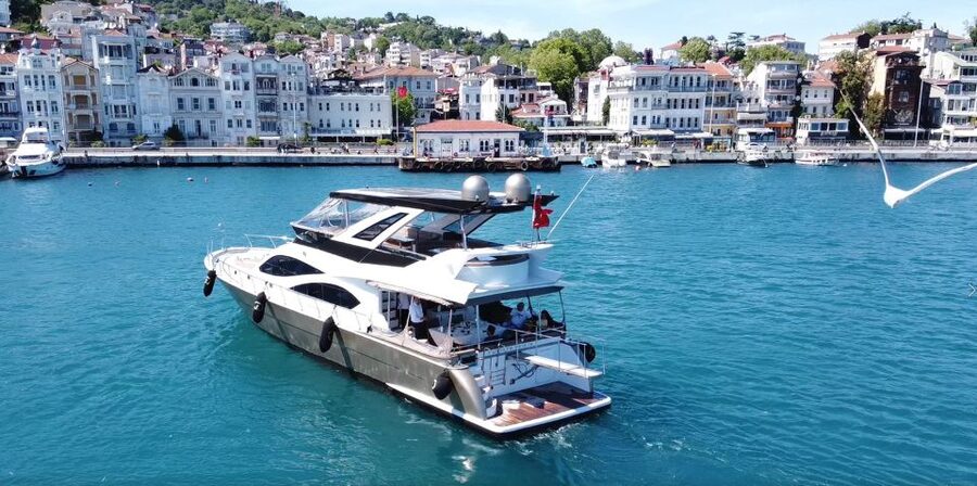 Luxury Private Yacht Rental - Rumeli Fortress and the northern Bosphorus
