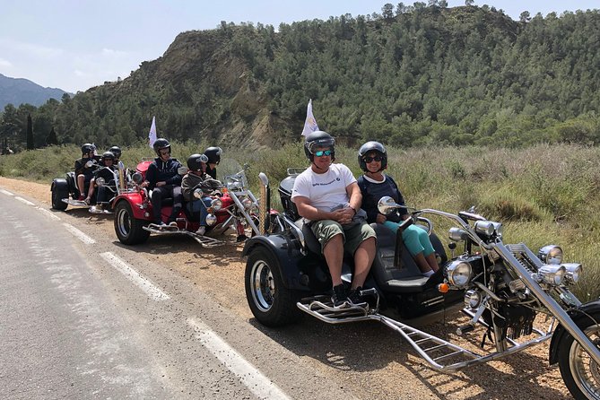 Luxury Rewaco Trike "The Fun In The Sun Tour" - (3 hours, Min of 2 Passengers) - Mountain roads, villages, and Mediterranean views