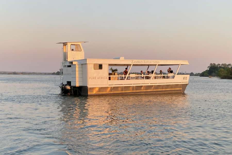 Luxury Sunset Dinner Cruise with 4-Course Meal - A polished evening on the Mighty Zambezi