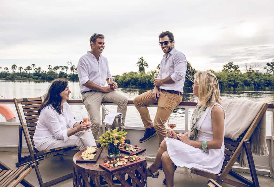 Luxury Sunset Dinner Cruise with 4-Course Meal - Boarding the Zambezi Breeze or Zambezi Reflections