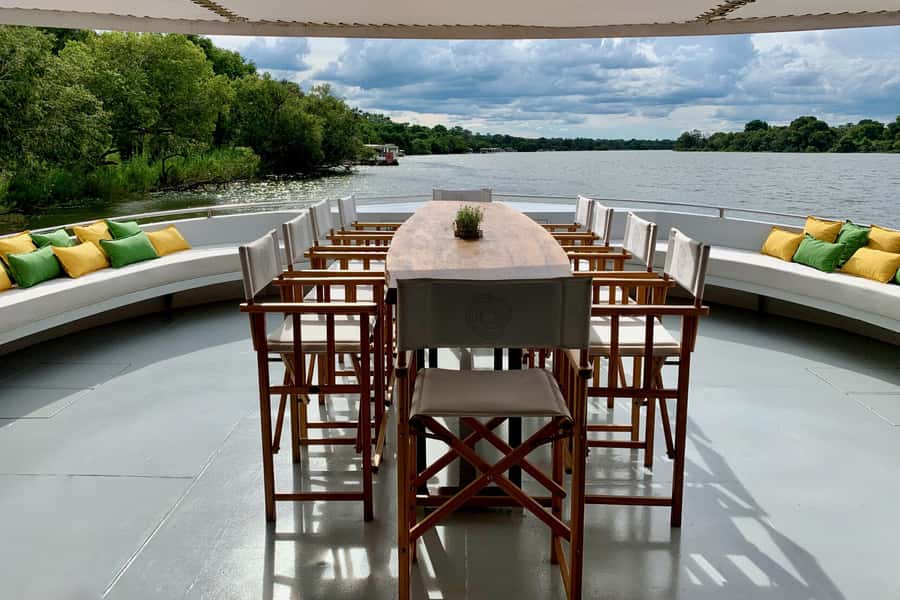 Luxury Sunset Dinner Cruise with 4-Course Meal - Sunset over the Zambezi