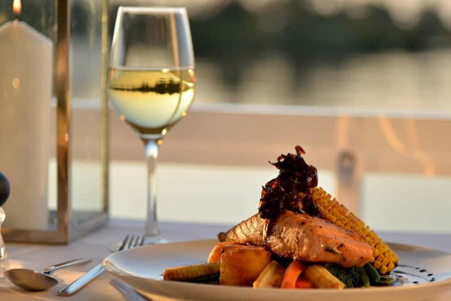 Luxury Sunset Dinner Cruise with 4-Course Meal - From Victoria Falls hotels to the jetty