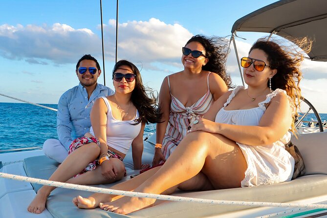 Luxury Sunset Sailing Cruise in Cancun with Light Dinner and Open Bar - The light dinner is more charcuterie than a full meal