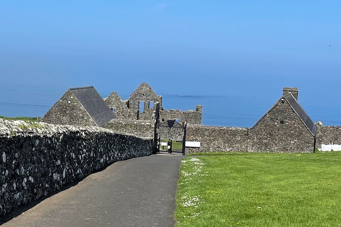 Luxury Tour of Giants Causeway from Belfast - Ballintoy Harbour slows the pace