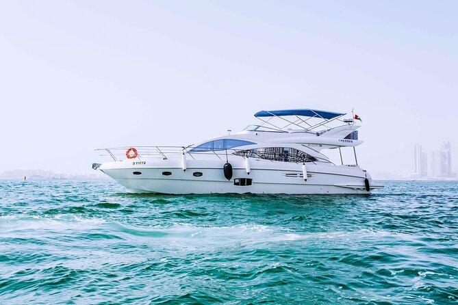 Luxury Yacht Dubai - Book 56 ft Yacht Cruise up to 24 people - A photo stop near the Burj Al Arab