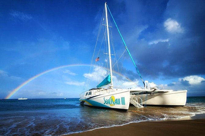 Maui Premium Sunset Dinner Cruise from Ka’anapali Beach - What the 65-foot catamaran feels like underway