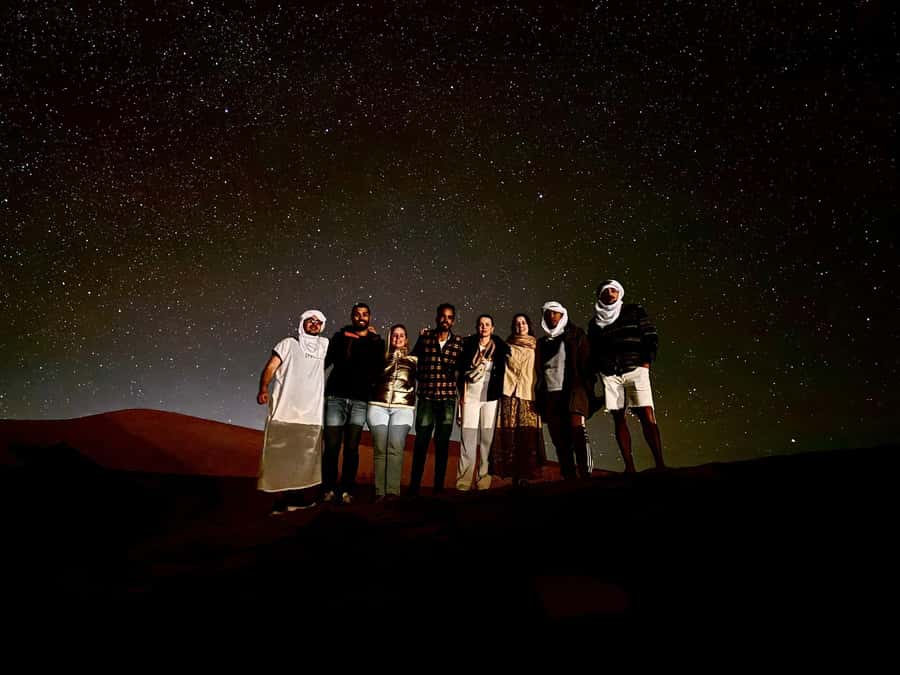 Merzouga: 1-Night in the luxury camp. camel ride & Dinner - Crossing Erg Chebbi at Sunset