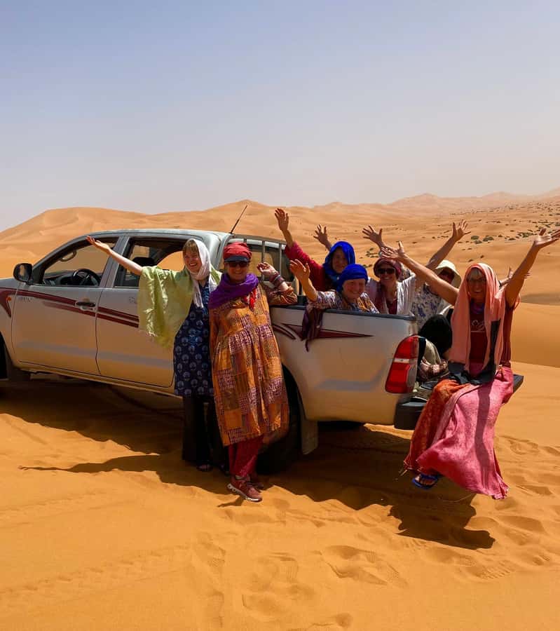 Merzouga: Overnight Stay in Luxury Desert Tent with Dinner - Sunset before camp