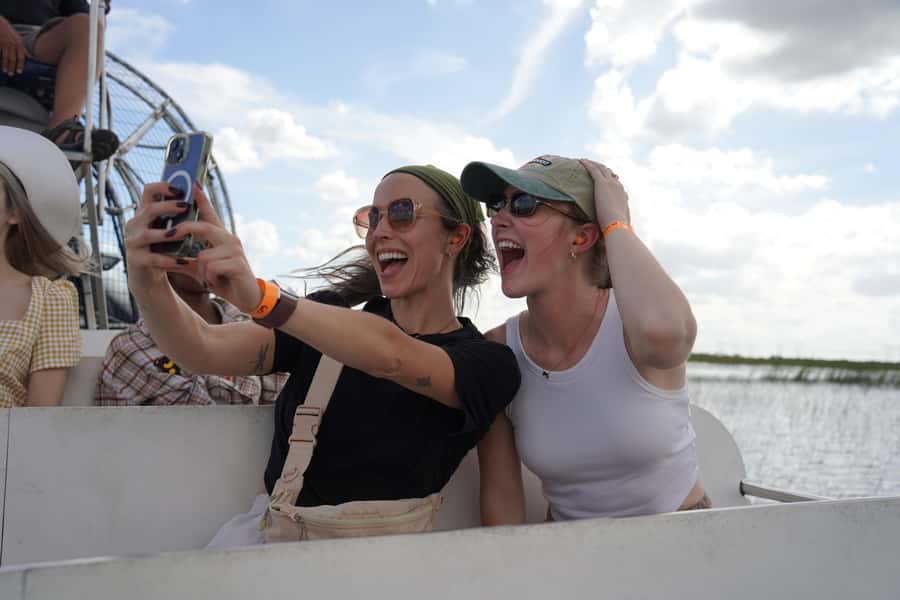 Miami Premium Everglades Driving Tour with Airboat Ride - Airboat ride across sawgrass and shallow water
