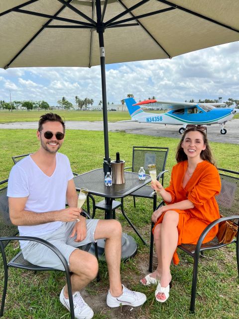 Miami: Private Luxury Airplane Tour with Champagne - Port of Miami, downtown, and Brickell