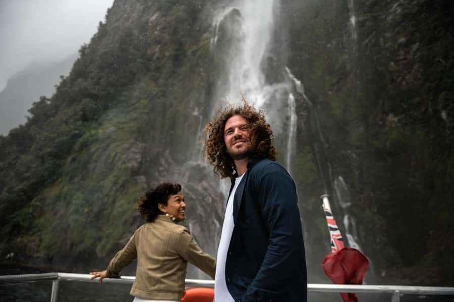 Milford Sound: Premium Small Group Cruise with Canape Lunch - Waterfalls are part of the route, not a separate stop