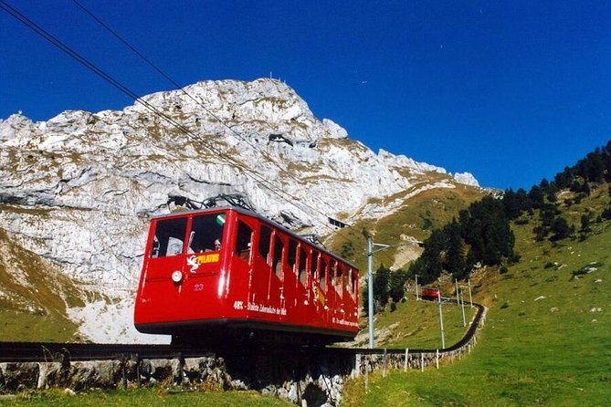 Mt. Pilatus Golden Roundtrip Private Day Trip from Basel - Lake Lucerne from the water