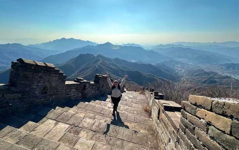 Mutianyu Great Wall 5-KM Guided Hike with Uphill Cable Car - Lunch, tea, and the return to Beijing
