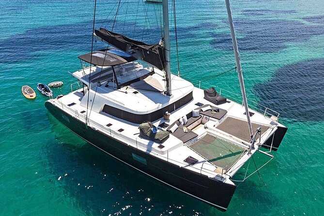 Mykonos Catamaran Premium Day-Sunset Tours 8-flavor Meal & Drinks - Sailing Out of Ornos Bay