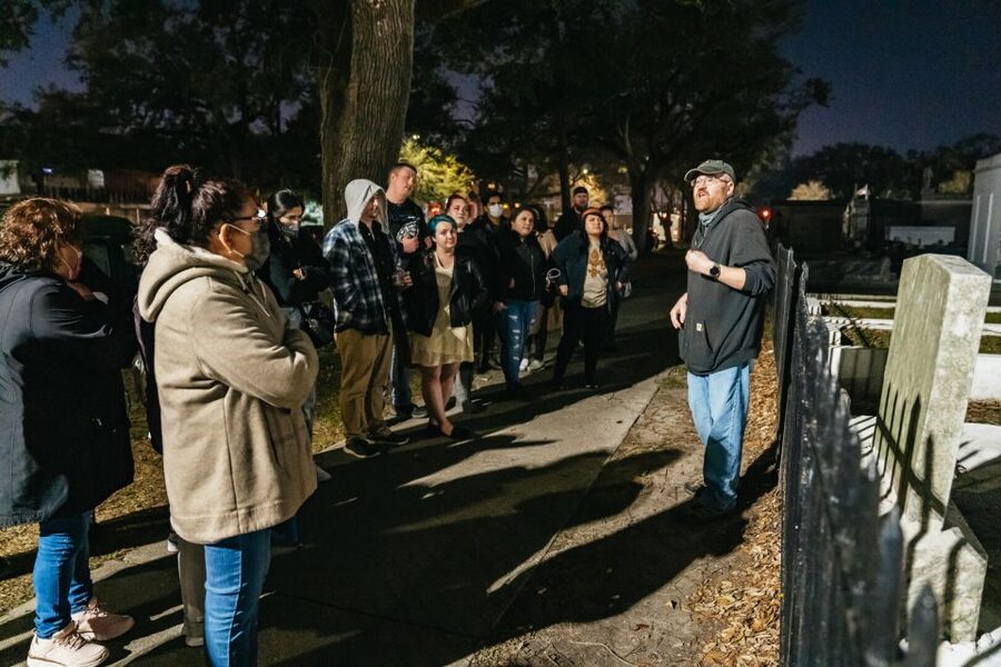 New Orleans: Cemetery Bus Tour At Dark with Exclusive Access - Hurricane Katrina Memorial and Charity Hospital Cemetery