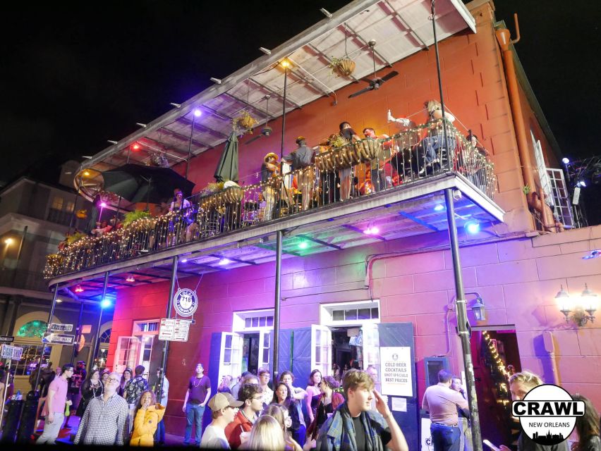 New Orleans: VIP Bar and Club Crawl Tour with Free Shots - Cancellation gives you some breathing room