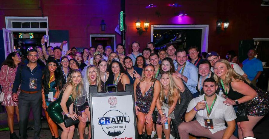 New Orleans: VIP Bar and Club Crawl Tour with Free Shots - Flip cup gives the night an easy start