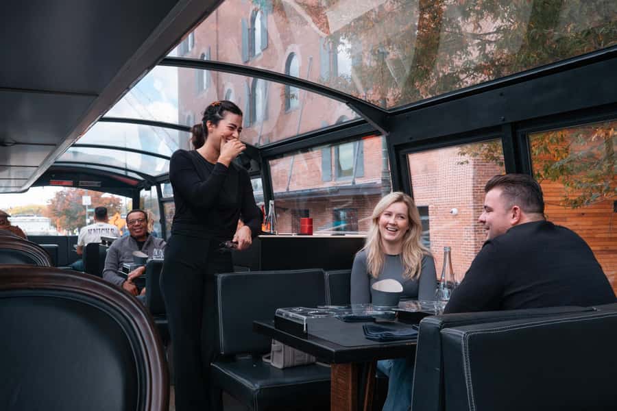 New York City: Bustronome Gourmet Lunch Tour on a Luxury Bus - Lunch or Dinner With New York Views
