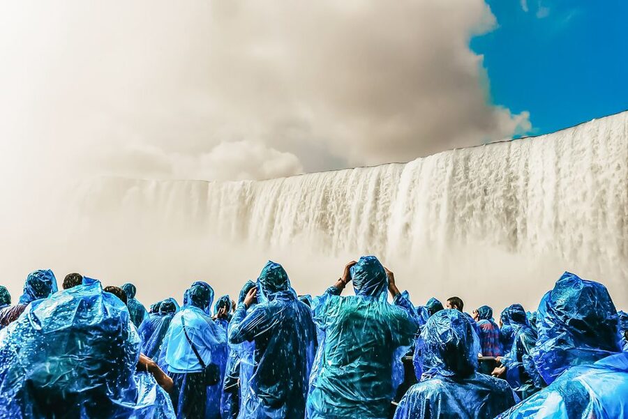 Niagara Falls: Premium Tour, Boat & Journey Behind the Falls - The Hornblower boat ride from May through December