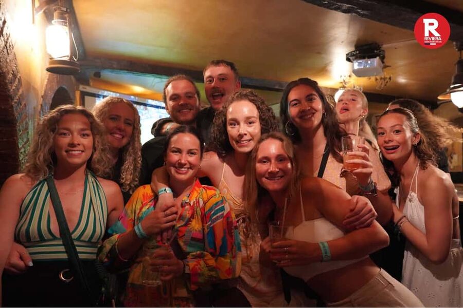 Nice: Ultimate Party Bar Crawl Free Shots & VIP Club Entry - Place Massena and the walk into Old Nice
