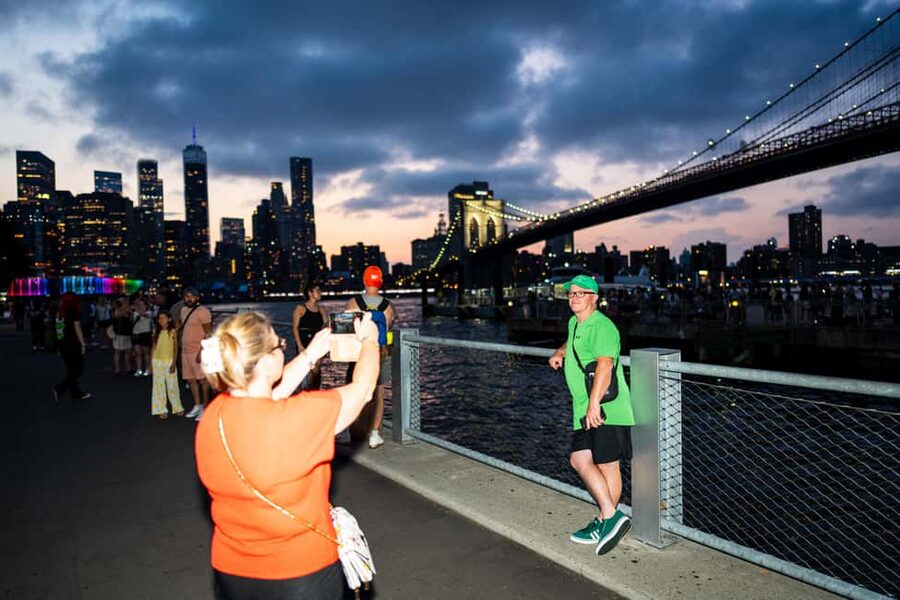NYC at Night: 3-Hour Luxury Bus Tour of Top Highlights - DUMBO offers the evening’s strongest view