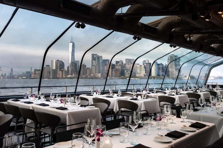 NYC: City Cruises Luxury Brunch, Lunch or Dinner Cruise - The route from Chelsea Piers to the East River