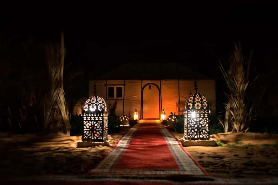 Overnight in Luxury Tent in Desert Camp Erg Chebbi Merzouga - A gentle introduction to the Sahara at Erg Chebbi
