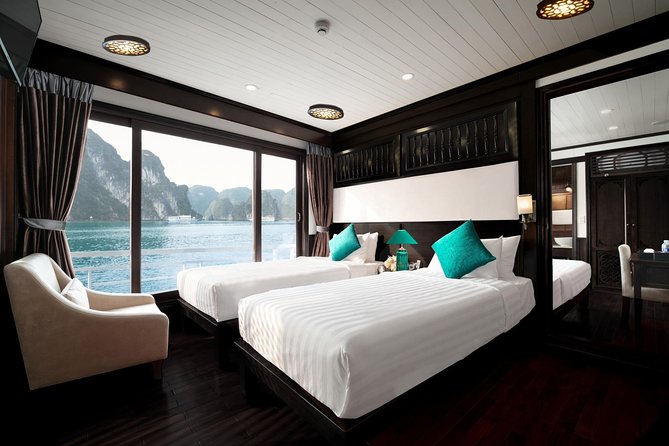 Overnight Luxury 5 Star Alisa Cruise with Meals, Kayak or Bamboo Boat - Afternoon among islands, caves, and fishing villages
