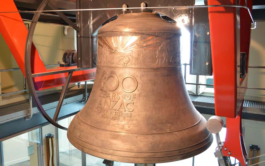 Perth: The Premium Anzac Bell Tour at the Bell Tower - The certificate, medallion, and free engraving