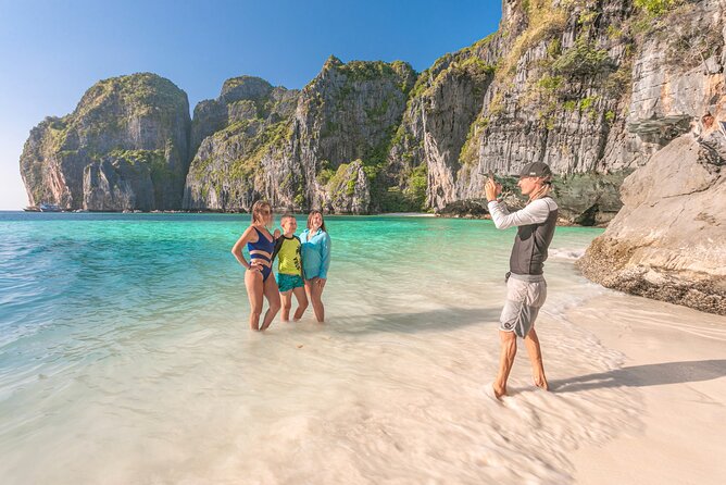 Phi Phi & Bamboo Island Full Day Tour by Premium Speed-Catamaran - Bamboo Island finishes with sand and snorkeling