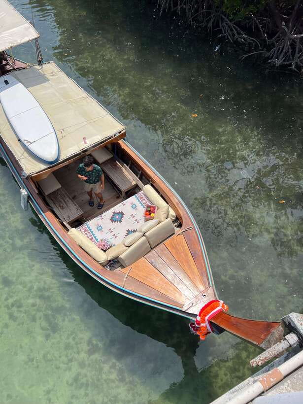 phi phi island : Luxury Private Wooden Boat Rental - What this private Phi Phi boat tour is really like
