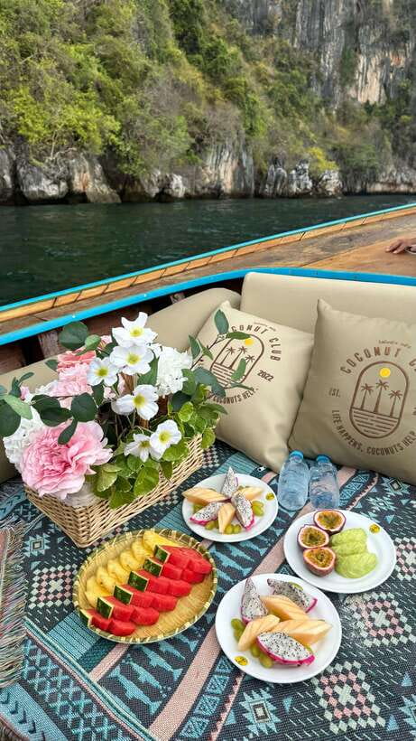 phi phi island : Luxury Private Wooden Boat Rental - Starting at McDonald’s on Phi Phi Island