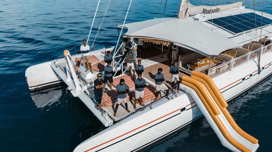 Phuket: Coral & Racha Sunset Luxury Catamaran Party Cruise - Coral Island and Banana Beach: a pleasant first stop