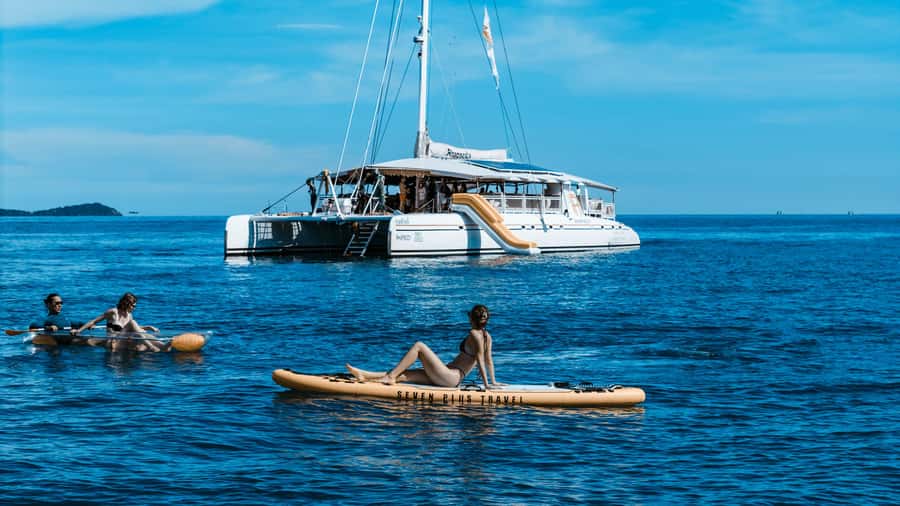 Phuket: Coral & Racha Sunset Luxury Catamaran Party Cruise - The sunset party is the reason to choose this cruise