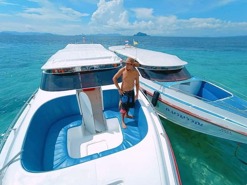 Phuket: KHAI ISLANDS TOUR with LUXURY SPEEDBOAT - Pickup through Phuket and the pier briefing