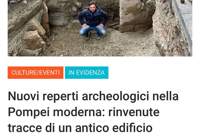 PompeiI Exclusive Tour with your Archaeologist in a Small Group - The Forum Baths and a Roman fast-food counter