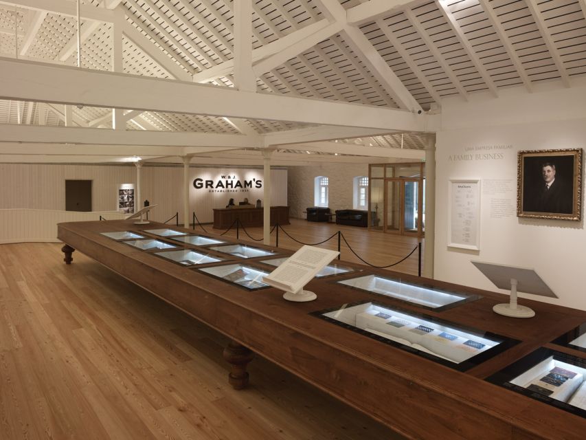 Porto: Graham's Port Lodge Tour with Premium Wine Tastings - The terrace view across the Douro