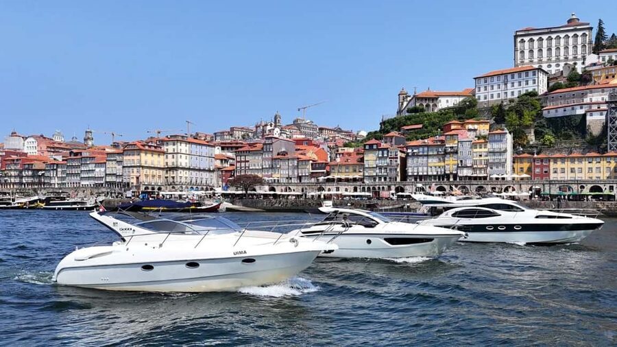 Porto: Luxury 6 Bridges Yacht Cruise with Wine & Snacks - Gaia, port cellars, and the river’s working side